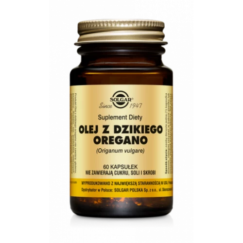 Solgar - Olej z dzikiego oregano - 60 kapsułek Solgar - Olej z dzikiego oregano - 60 kapsułek